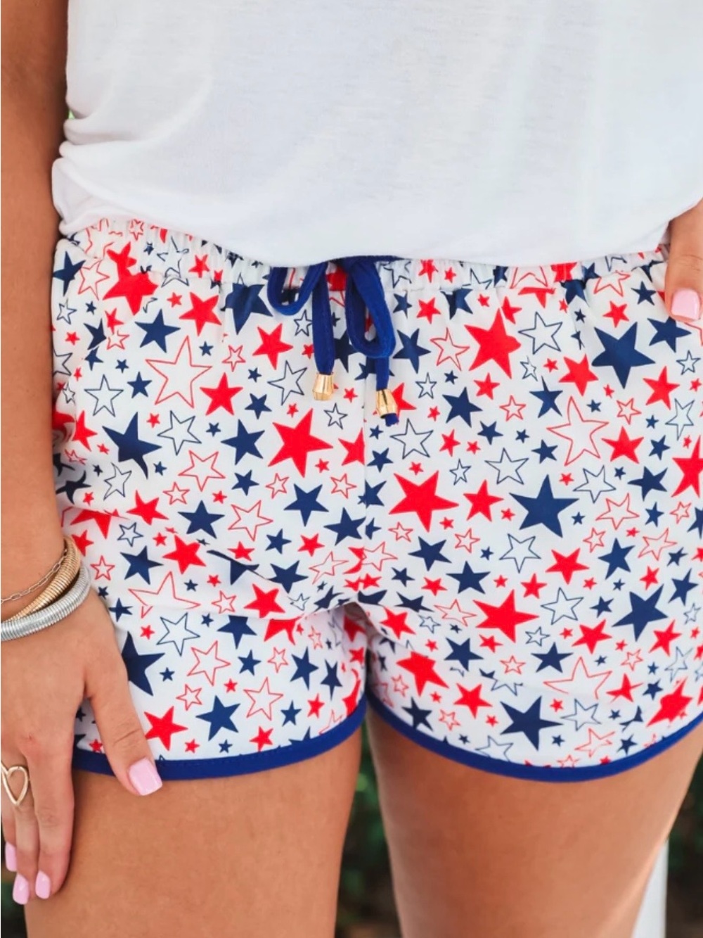 NWT  Jess Lea Stars Athletic Drawstring Women’s Shorts -  Size 3xl